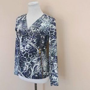 Etoile Du Monde Paris Snakeskin Design Top - Women's Euro Size Med (U.S. Small)